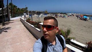 🏖Benalmádena Beach Walking Tour Playa Viborilla to Playa Bonita Beaches [upl. by Prunella]