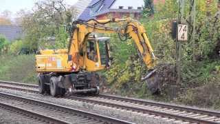 Atlas 1604 ZW Zweiwegebagger mit Mulcher im Einsatz HD [upl. by Weatherley]