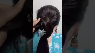 Easy Cute Clutcher Juda Hairstyle  Summer Juda Hairstyle with Clutcher  Easy Simple Hairstyle [upl. by Neirb]