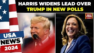 Kamala Harris Widens Lead Over Trump In New Poll Gains Support From Women [upl. by Yann]