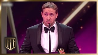 22 Subtitled GoslingGate Fake Ryan Gosling Prank  Goldene Kamera 2017  Circus HalliGalli [upl. by Cory892]