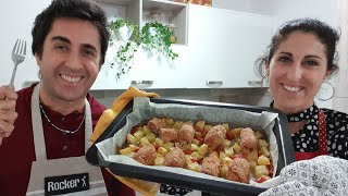 Ricetta Lonza di Maiale a Fette Farcite al Forno Secondi Piatti [upl. by Enerahs]