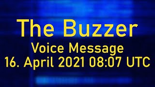 UVB76 The Buzzer Voice Message 16 April 2021 0807 UTC [upl. by Miuqaoj]