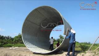 Armco Culverts Corrugated steel pipe Guardrail Reflector and Delineator [upl. by Ademordna]