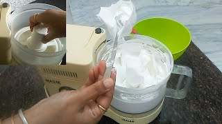 5 min Whip Cream in Food Processor  How to make perfect whip cream in food processor [upl. by Eiggam]