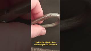 How much  does a snap hook hold  shortvideo automobile tools world fitness 300lbs [upl. by Gloria]