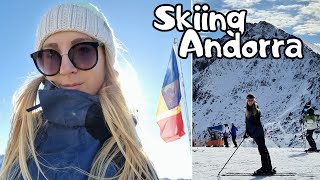 Skiing In ANDORA Granvalira 🇦🇩 [upl. by Llewop572]