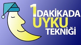 Uyku sorunu olanlar için 1 dakikada uyuma tekniği Açıklamayı okuyun [upl. by Nileek]