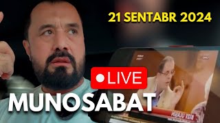 Abror Muxtor Aliy  Live 21 Sentabr 2024 Munosabat  Аброр Мухтор Алий  Дин Самимийликдир [upl. by Aicad133]