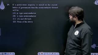 If a pentavalent impurity is mixed in the crystallattice of germanium then the semiconductor fo [upl. by Walrath]