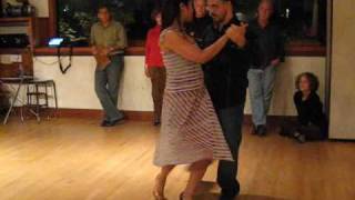 Tango Lesson The Organic Gancho [upl. by Koetke]