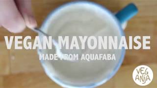 How to make vegan mayonnaise made from Aquafaba [upl. by Ylrak]