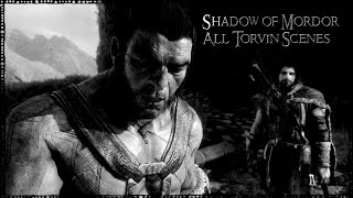 Shadow of Mordor All Torvin The Dwarf Scenes [upl. by Asilec]