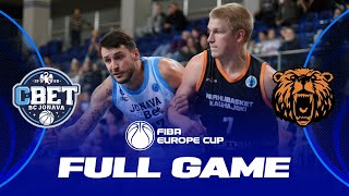 Jonava CBet v Karhu Basket  Full Basketball Game  FIBA Europe Cup 202324 [upl. by Dranyar494]