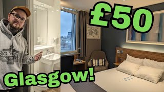 We Stayed In Glasgow For £50  Travelodge SUPER Room [upl. by Travax]