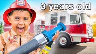 Transforming our Son into a Real FIREFIGHTER [upl. by Hainahpez]