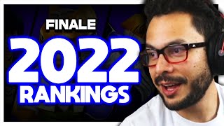 Official 2022 Melee Rankings FINALE ASS Tiers [upl. by Jordon]