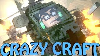 Minecraft  Crazy Craft 30  Ep 9 quotBUILDING THE HELIPADquot [upl. by Sharleen]