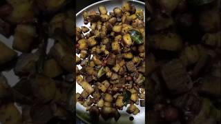 aratikaya fry in Telugu aratikayafry food shortvideo [upl. by Adieno]