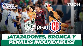 MOMENTOS TRICOLOR México vence a Costa Rica con penales CARDÍACOS en Nations League  TUDN [upl. by Immat918]