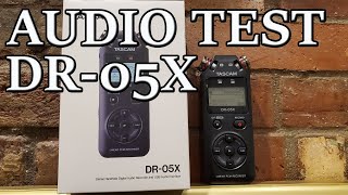 Tascam DR05X  Comprehensive Audio Test [upl. by Ramedlaw983]