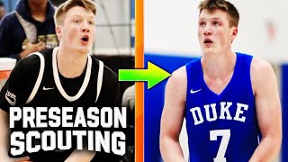 Kon Knueppel Preseason 2025 NBA Draft Scouting Breakdown [upl. by Auqinahs]