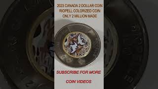 😲 Only 2 Million 👉 2023 Canada Jean Paul Riopelle 2 Dollar Coin [upl. by Alo]