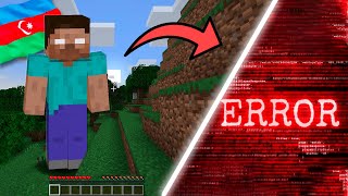 😱ƏSİL HEROBRİNE MƏNİM KOMPUTERİMİ XARAB ELƏDİ  Minecraft survival [upl. by Bass]