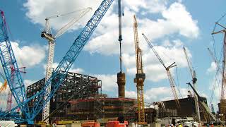 Timelapse of Vogtle Unit 4 Steam Generator Placement [upl. by Trela]