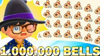 Make 1000000 Bells With This Super Easy Guide In Animal Crossing New Horizons [upl. by Cirdec]