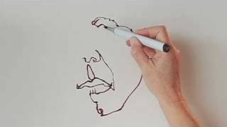 Continuous Line Contour Drawing Lesson [upl. by Corb]