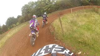 Ollerton Motocross  Seniors Mx1 and 2  Race 2  16092018  AMCA  GoPro [upl. by Yesoj]