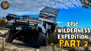 Epic Wilderness Expedition Part 2  110 Scale RC Crawlers 📺🎧 [upl. by Hummel]