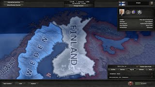 hearts of iron 4 PLAYING AS FINLAND AND TRYING TO SURVIVE [upl. by Reta991]