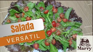 salada frescor e sabor a cada mordida foryou comida receita salada [upl. by Yeltsew]