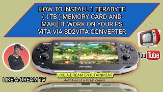 PS VITA 1 TERABYTE MICRO SD CARD THAT WORKS FLAWLESSLY amp PERFECTLY VIA SD2VITA GET YOURS NOW ONLINE [upl. by Clayborn589]