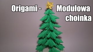 Origami  Modułowa choinka [upl. by Chadbourne786]