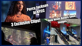 Disney Percy Jackson And The Lighting Thief At New York Comic Con 2023 Panel Sneak Peak And More [upl. by Nnaerb270]