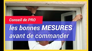 Comment prendre vos dimensions sous linteau  Conseil de PRO ✅ [upl. by Cirre294]