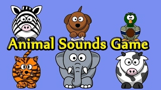 Interactive Animal Sounds Game  Guess The Animals for Toddlers  Kids Learning Videos [upl. by Congdon640]