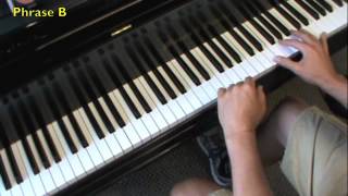 The Entertainer Section 1 piano lesson [upl. by Amihsat]