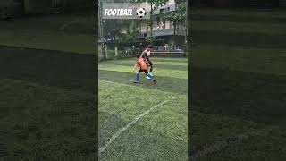 Random football skills video tutorial youtubeshorts shortsfeed football [upl. by Firehs]