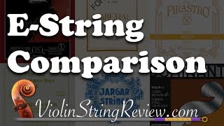 Violin EString Comparison  Gold Hill Kaplan and many more [upl. by Kalle287]