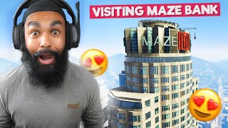 VISITING MAZE BANK IN REAL LIFE [upl. by Aihsetel]