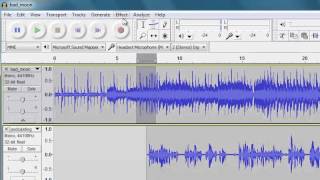 Getting started with Audacity Mixing multiple tracks [upl. by Nivlag]