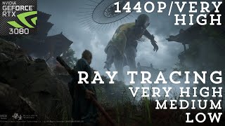 Black Myth Wukong RTX 3080 Benchmark Full Ray Tracing amp Max Settings  DLSS  2K [upl. by Ackler832]