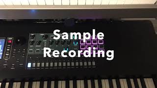 Roland Fantom 8 Sample Pad and Sample Recording [upl. by Akehsar]