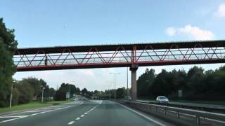 Driving Along Queensway A442 Telford and Wrekin England 26th August 2013 [upl. by Peterson425]