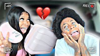 PACKING MY BAGS And LEAVING KIM PRANK  SHE CRIED  💔 prank [upl. by Merrel]