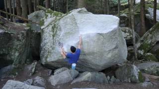 Squamish Bouldering Easy In An Easy Chair V4 [upl. by Teloiv]